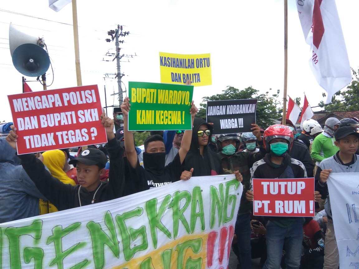 Limbah Bikin Warga Pusing dan Mual, DSKS Minta PT RUM Ditutup